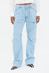 The Attico Ben Cargo Jeans