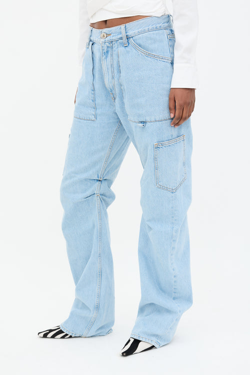 The Attico Ben Cargo Jeans