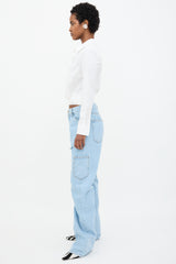 The Attico Ben Cargo Jeans