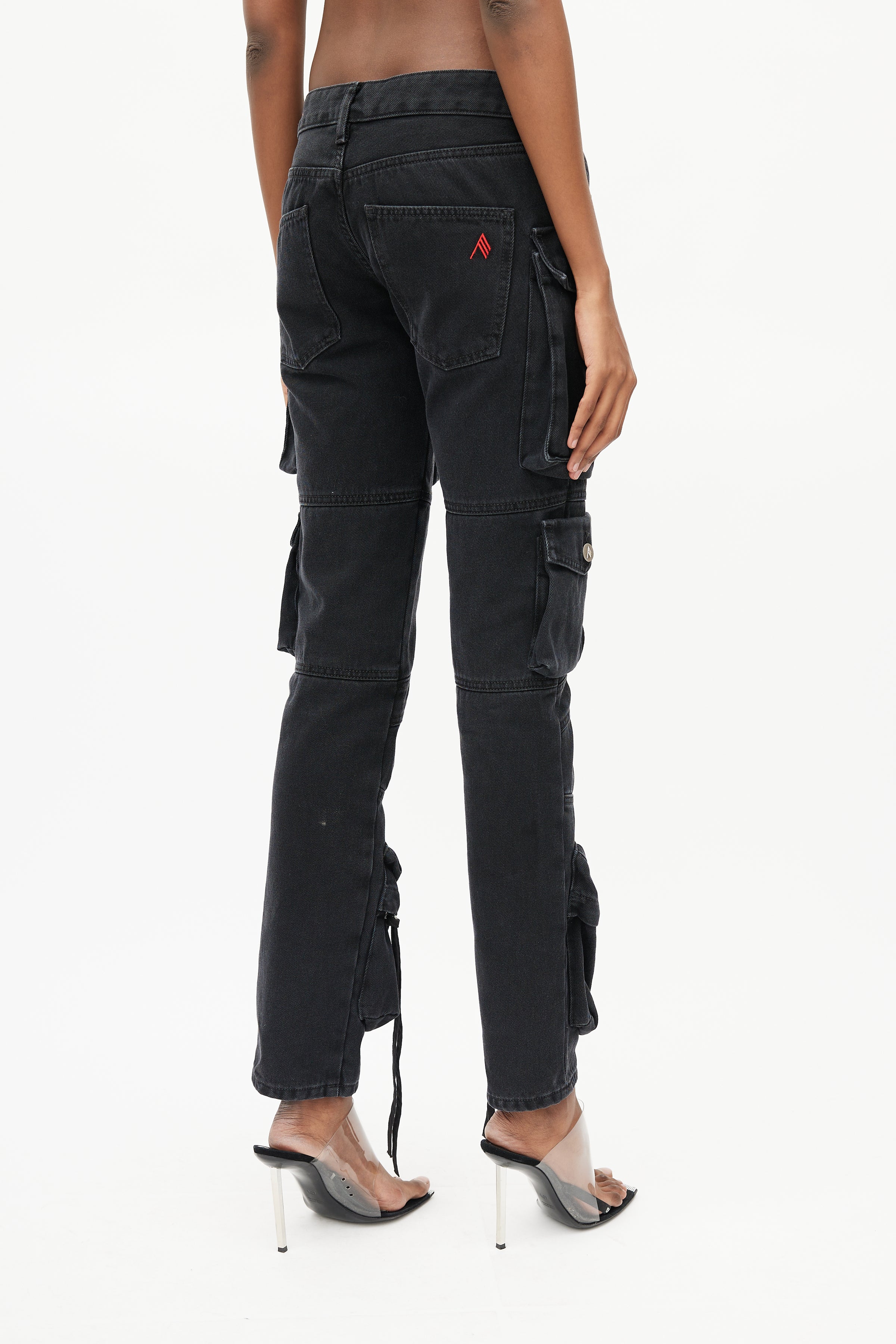 The Attico // Black Fern Cargo Jeans – VSP Consignment