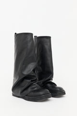 The Attico Leather Layered Robin Boot
