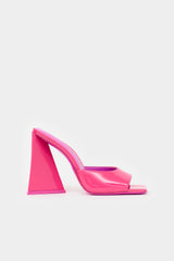 The Attico Patent Devon Mule
