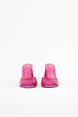 The Attico Glitter Luz Mule
