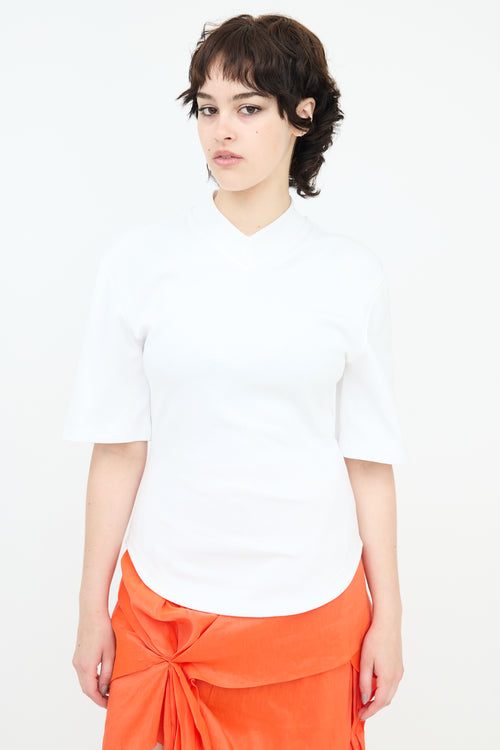 The Attico V-Neck T-Shirt