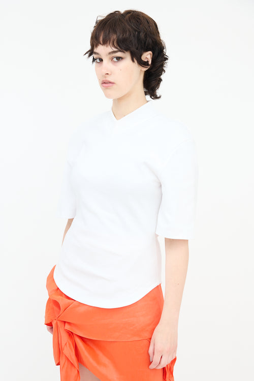 The Attico V-Neck T-Shirt