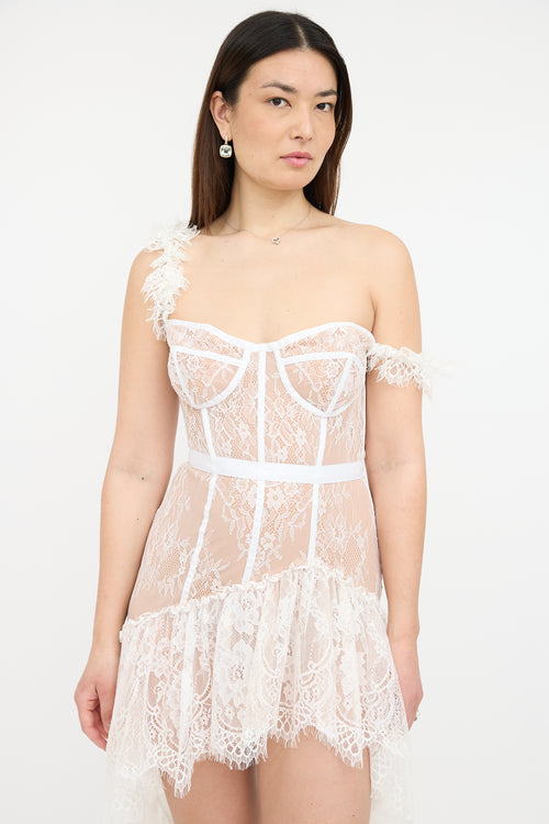 The Dolls House Lace High Low Dress