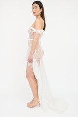 The Dolls House Lace High Low Dress