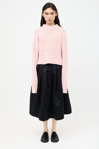 The Elder Statesman Cashmere Mock Neck Sweater