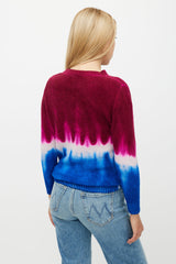 The Elder Statesman Pink & Blue Cashmere Tie Dye Sweater