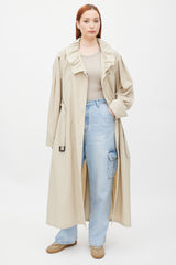 The Frankie Shop Blue Light Wash Cargo Jeans