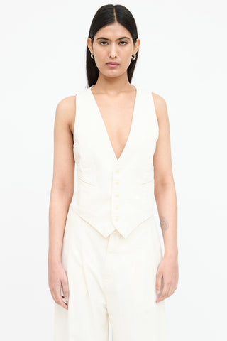 The Great. Suit Vest Top