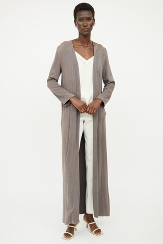 The Perfext Grey Long Sleeve Robe