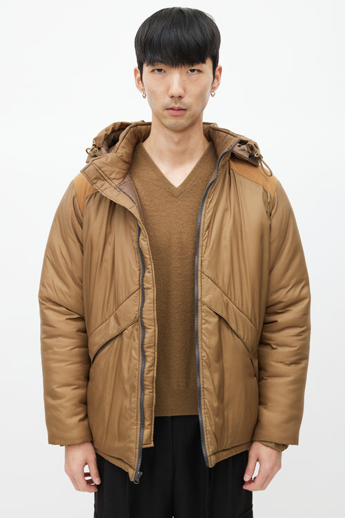 The Real McCoy's Brown L7 Puffer Jacket