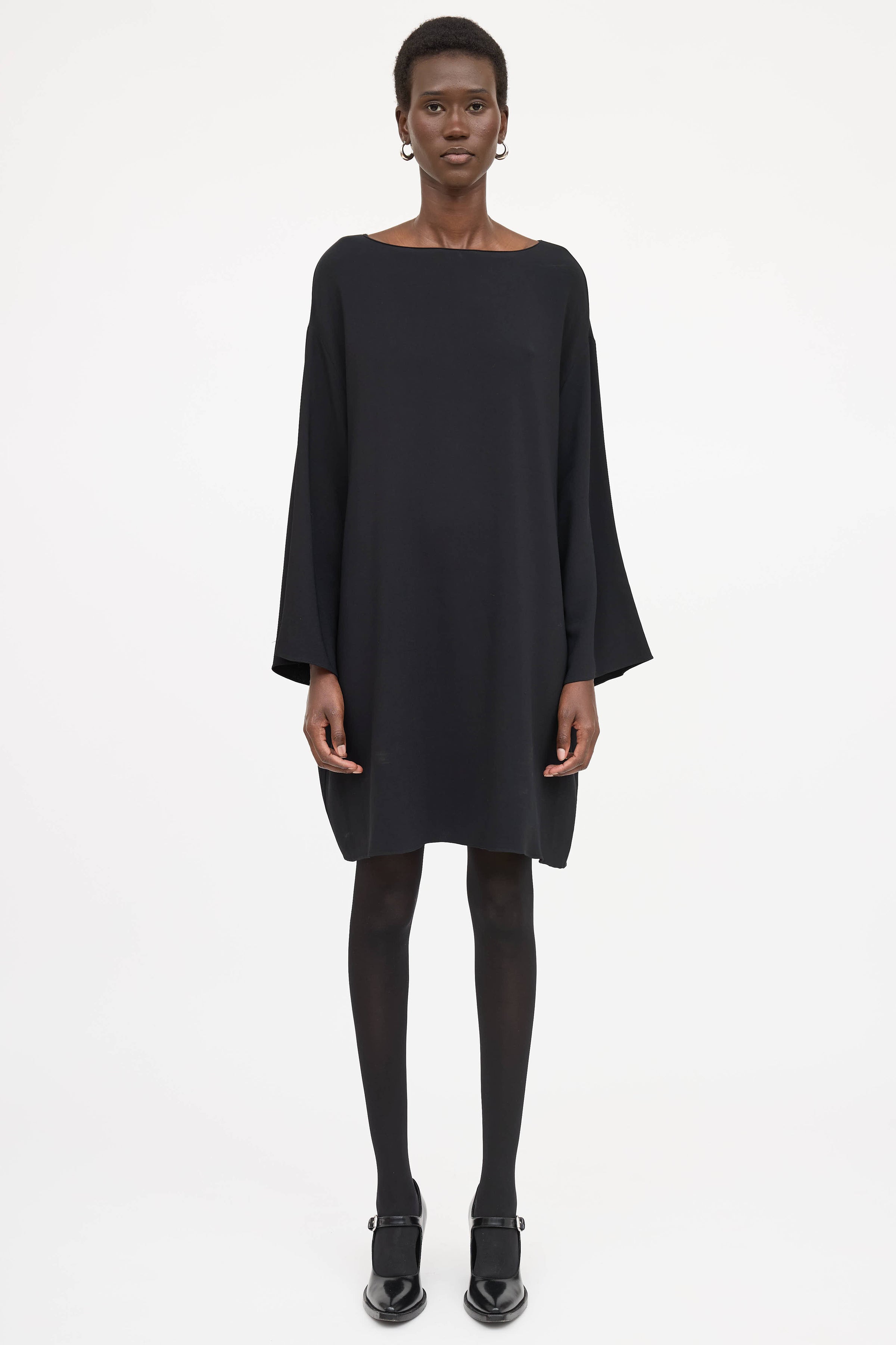 The Row // Boatneck Longsleeve Dress VSP Consignment The Row // Boatneck Longsleeve Dress VSP Consignment