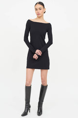 The Row Bateau Long Sleeve Dress