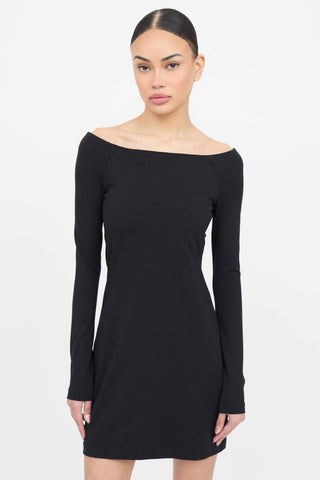The Row Bateau Long Sleeve Dress