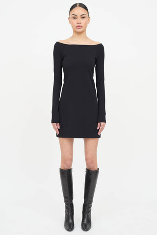 The Row Bateau Long Sleeve Dress