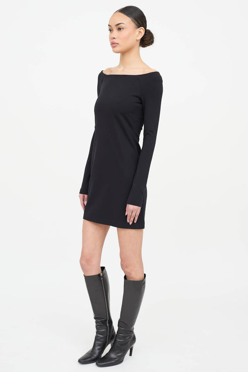 The Row Bateau Long Sleeve Dress