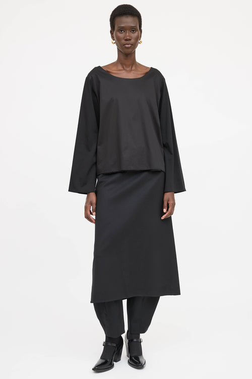 The Row Cotton Boatneck Top