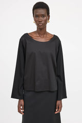 The Row Cotton Boatneck Top