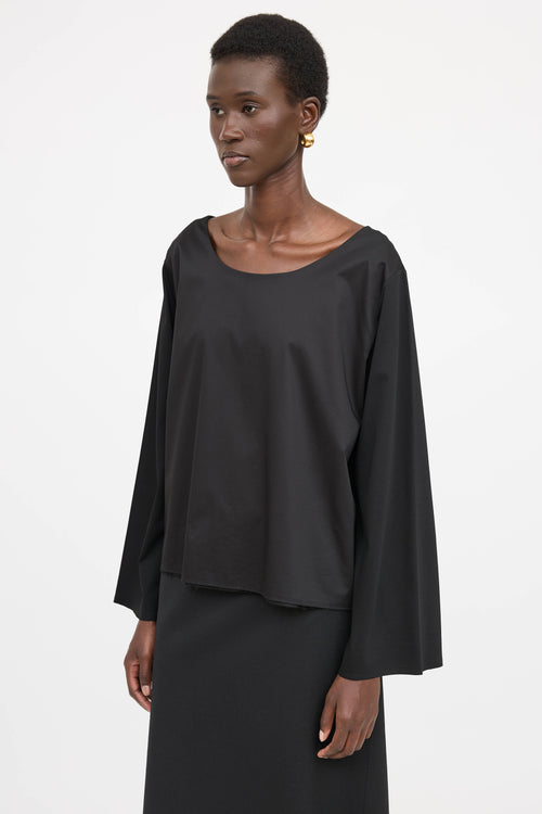 The Row Cotton Boatneck Top