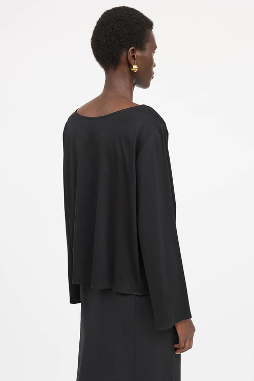 The Row Cotton Boatneck Top