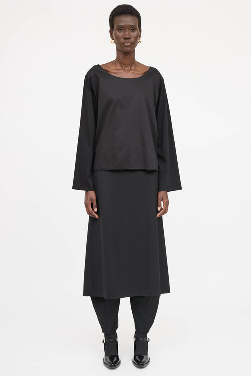 The Row Cotton Boatneck Top