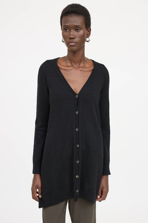 The Row Button Down Long Cardigan