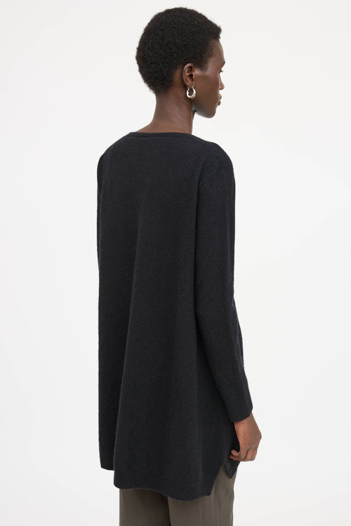 The Row Button Down Long Cardigan