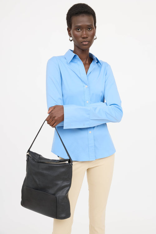 The Row Leather Shoulder Bag