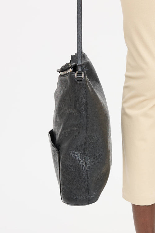 The Row Leather Shoulder Bag