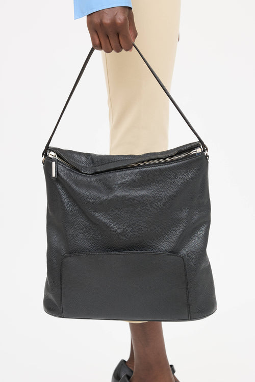 The Row Leather Shoulder Bag