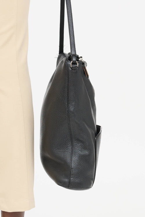 The Row Leather Shoulder Bag