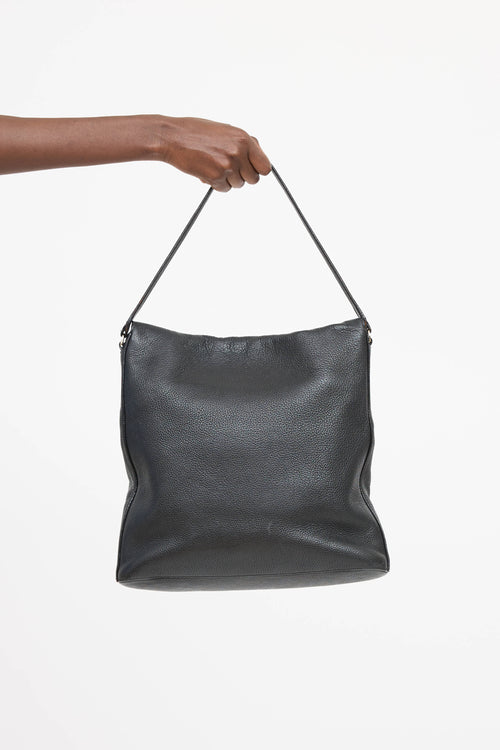 The Row Leather Shoulder Bag