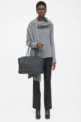 The Row Leather Mario 14 Tote Bag