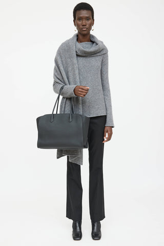 The Row Leather Mario 14 Tote Bag