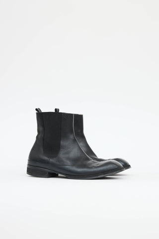 The Row Leather Garden Chelsea Boot