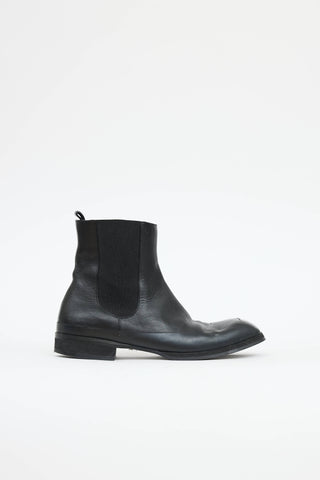 The Row Leather Garden Chelsea Boot
