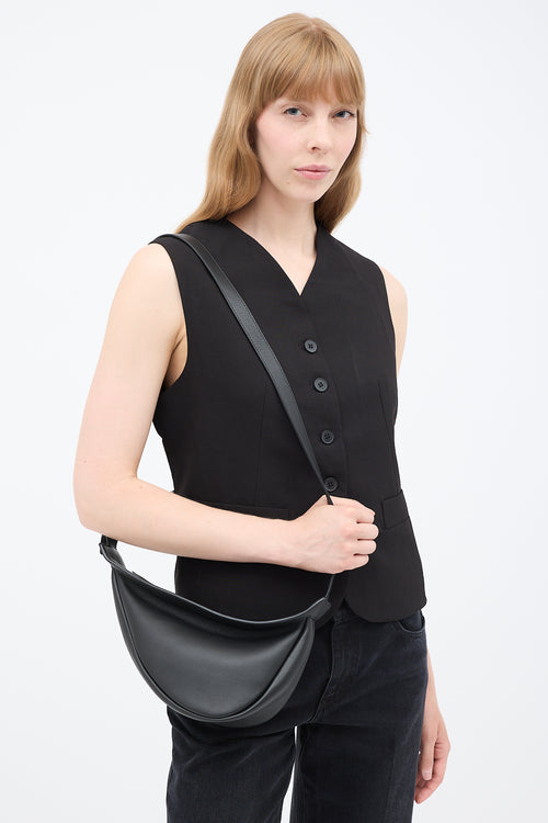Leather Small Slouchy Banana Bag
