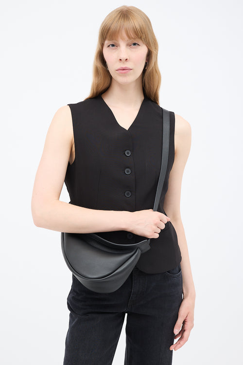 Leather Small Slouchy Banana Bag