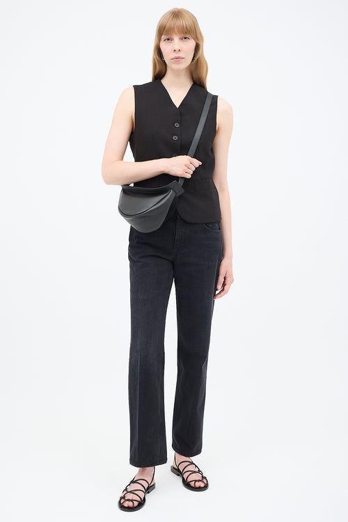 Leather Small Slouchy Banana Bag