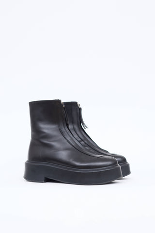 The Row Zipped Ankle Boot