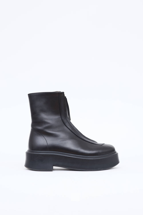 The Row Zipped Ankle Boot