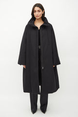 The Row Black Reka Down Filled Coat VSP Consignment