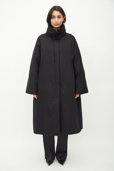 The Row // Black Reka Down Filled Coat – VSP Consignment