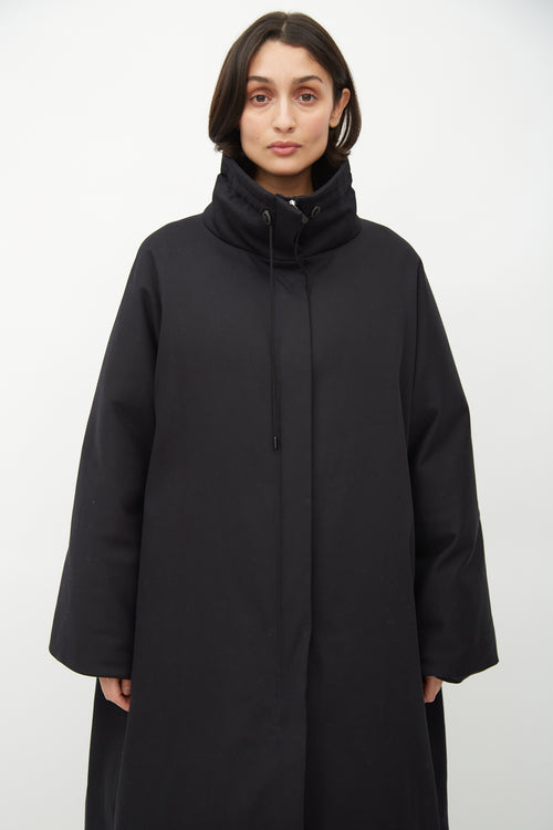 The Row Black Reka Down Filled Coat