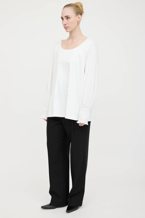 The Row Wool Pleated Trouser