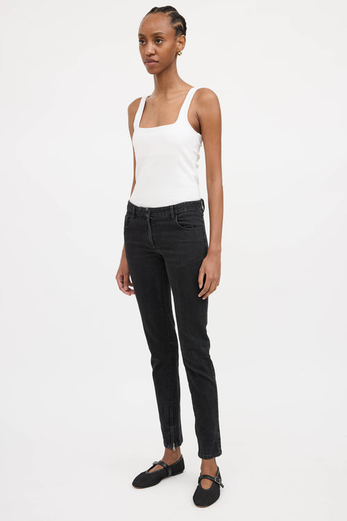 The Row Skinny Zip Jean
