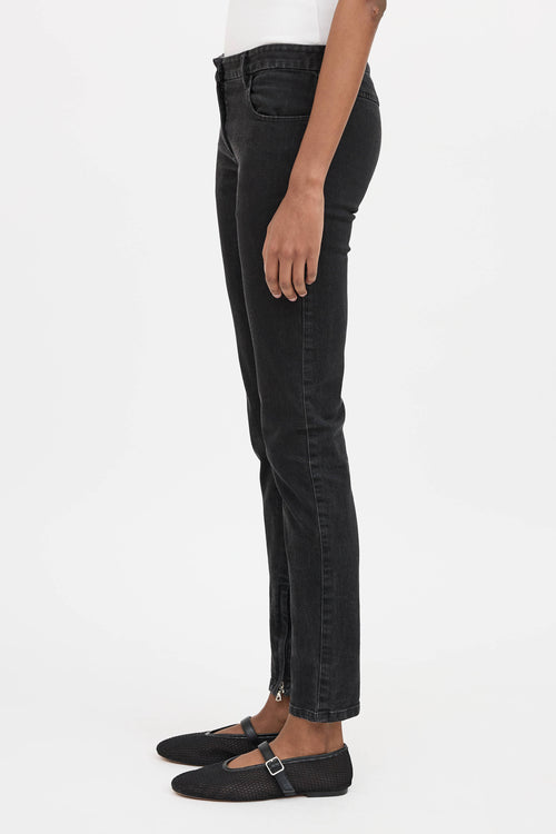 The Row Skinny Zip Jean