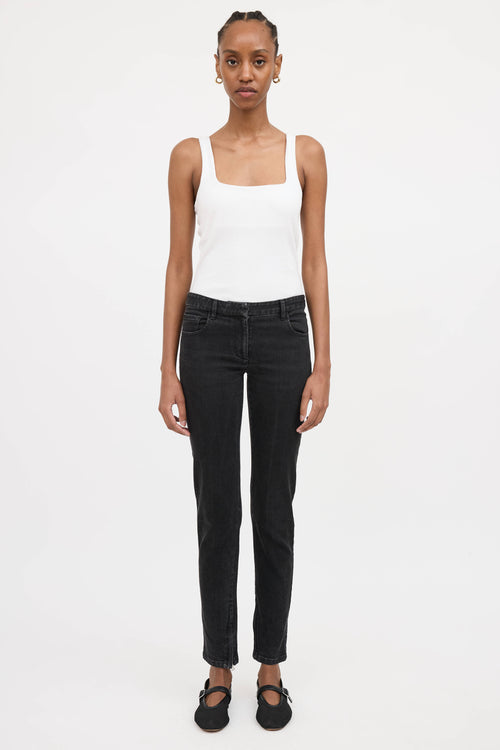 The Row Skinny Zip Jean